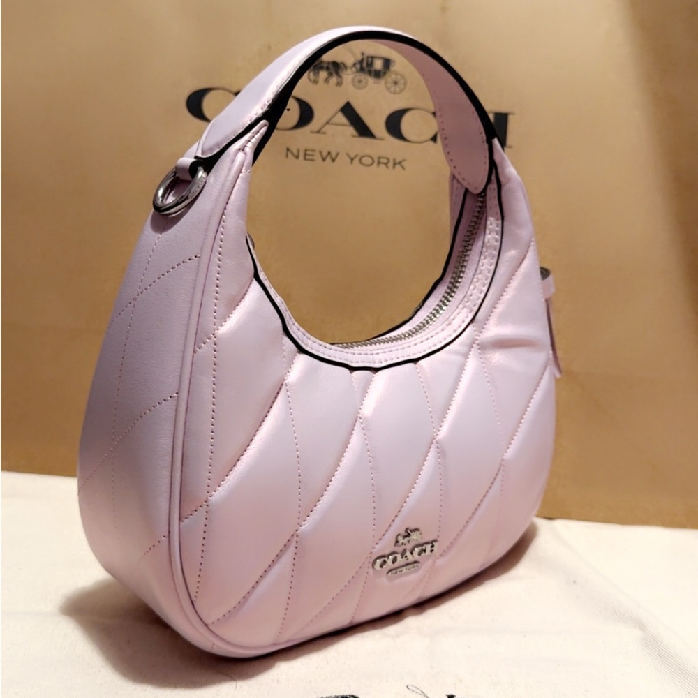Coach Carmen Quilted Leather Shoulder Bag - Picture 4 of 7